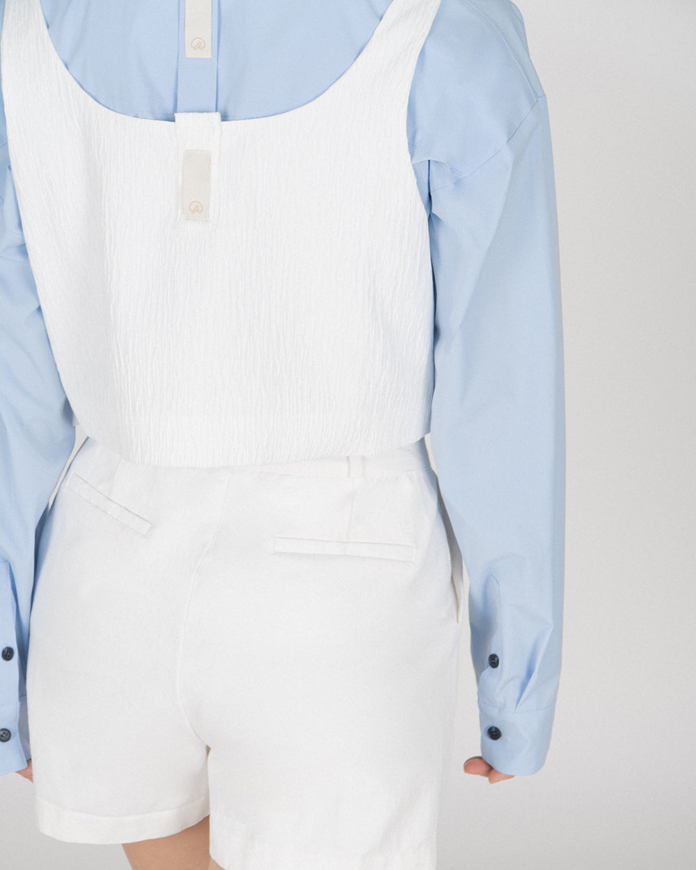 Pine tree Bustier - White