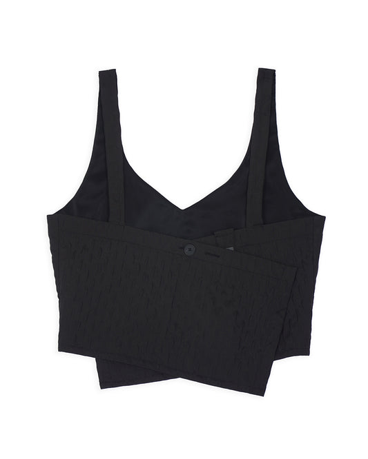 Pine Cone Bustier - Black