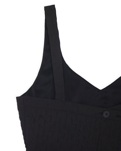 Pine Cone Bustier - Black