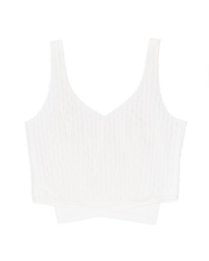 Pine Cone Bustier - White