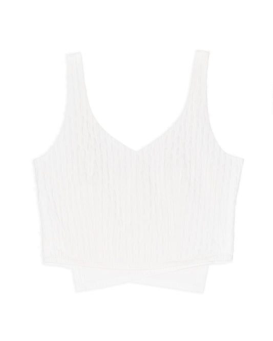 Pine Cone Bustier - White