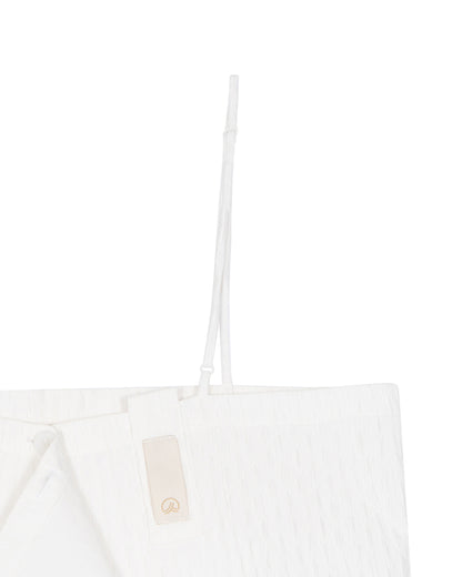Square Bustier - White