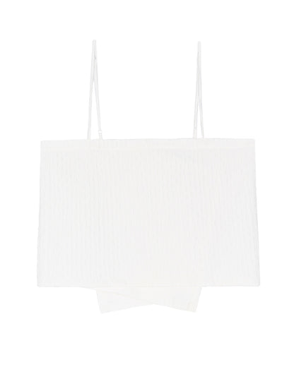Square Bustier - White