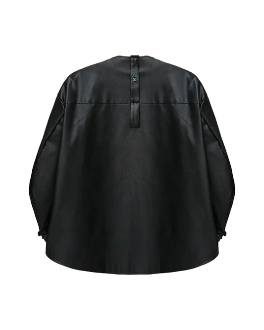 *Signature* Dojagi leather jacket - Black