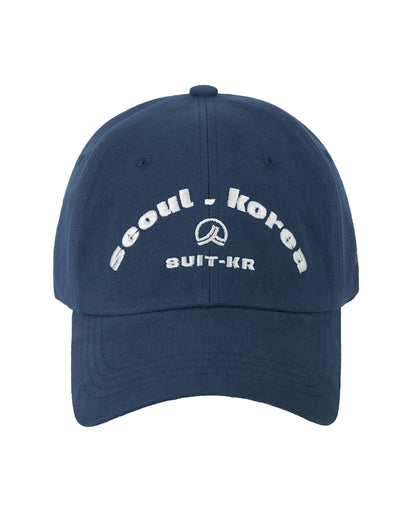 Seoul Korea SUIT Cap - Navy
