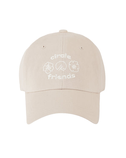 Circle Friends cap - Beige