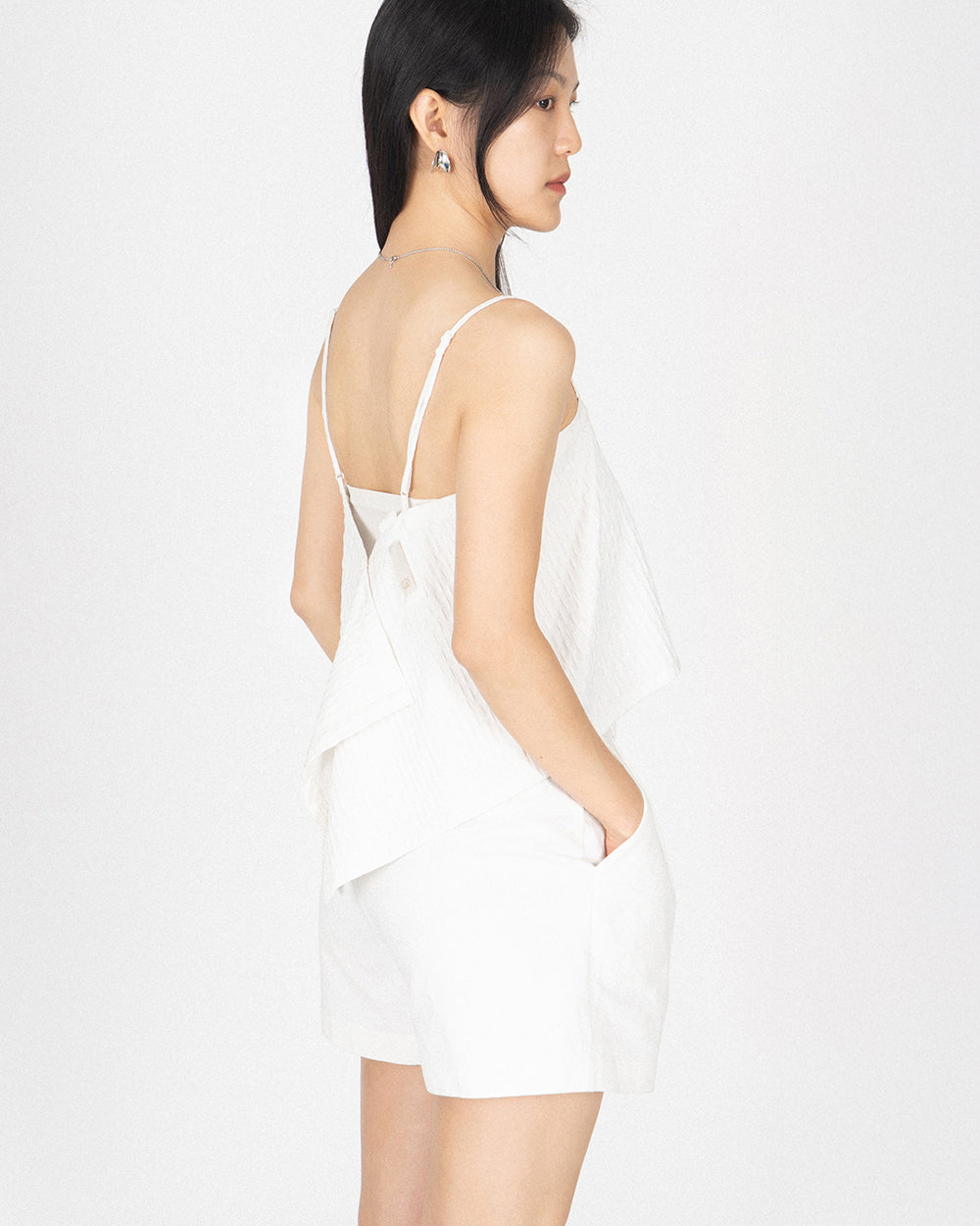 Square Bustier - White
