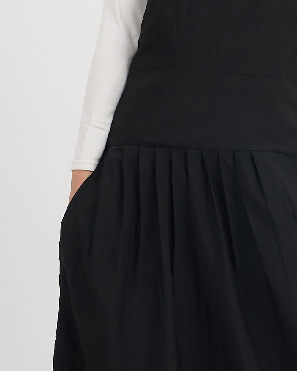 Roof tile Dress - Black