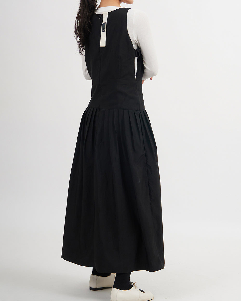 Roof tile Dress - Black