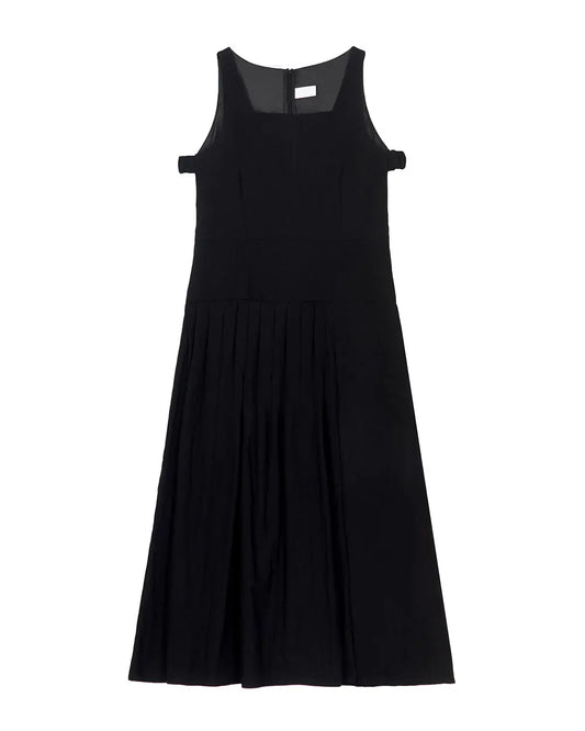 Roof tile Dress - Black