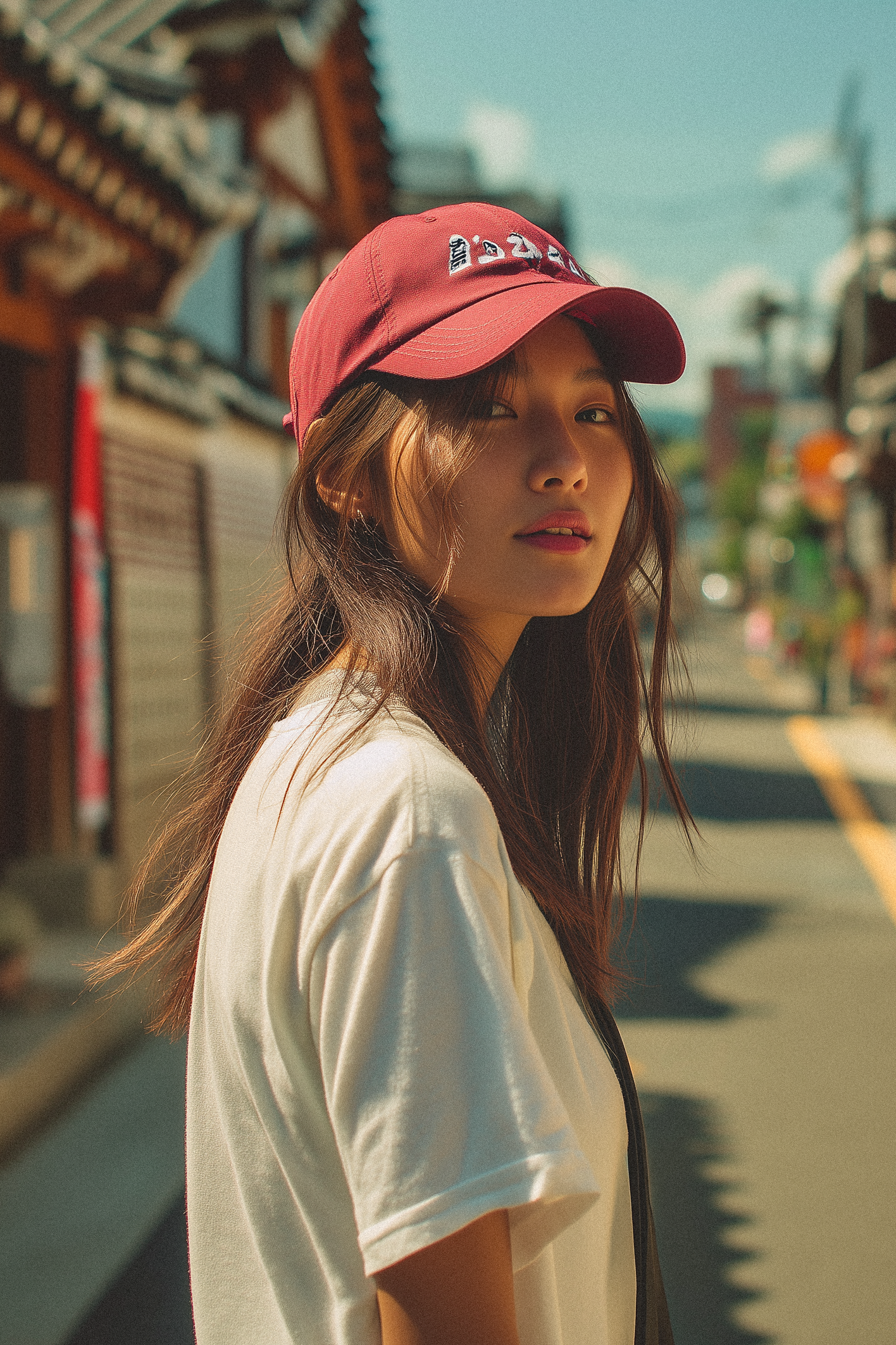 the guardians of the palace cap - Red