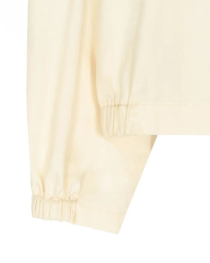 *Pre-order* V neck String Shirt - Butter Cream