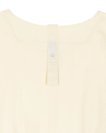 *Pre-order* V neck String Shirt - Butter Cream